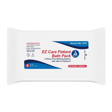#1317 Dynarex® EZ Care Alcohol-Free Patient Bath Packs
